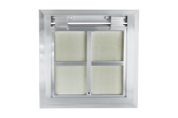 Люк в подвал Периметр 800х800п откидной алюминиевый